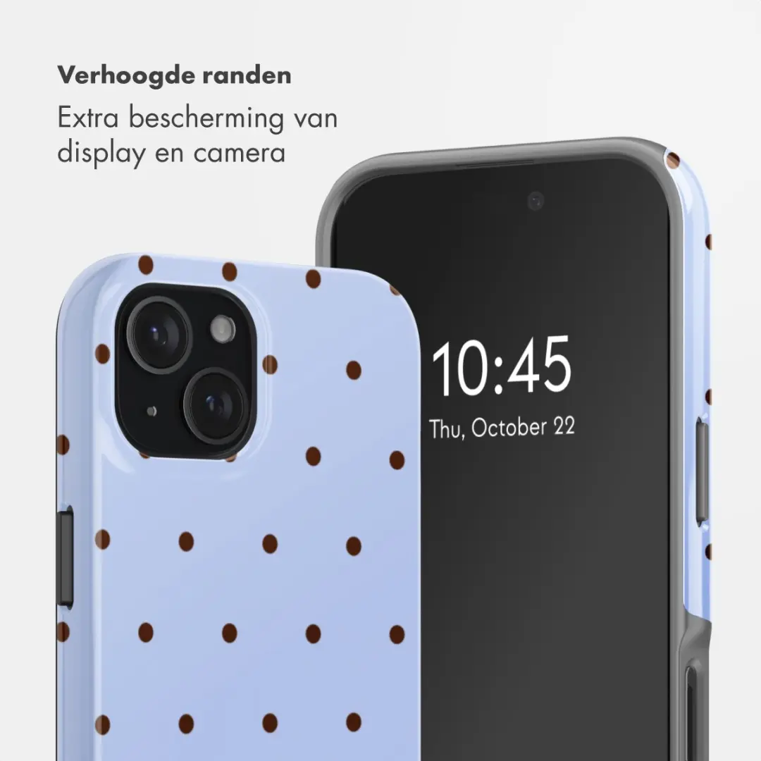 Selencia Hoesje iPhone 15 - Lichtblauw - MagSafe