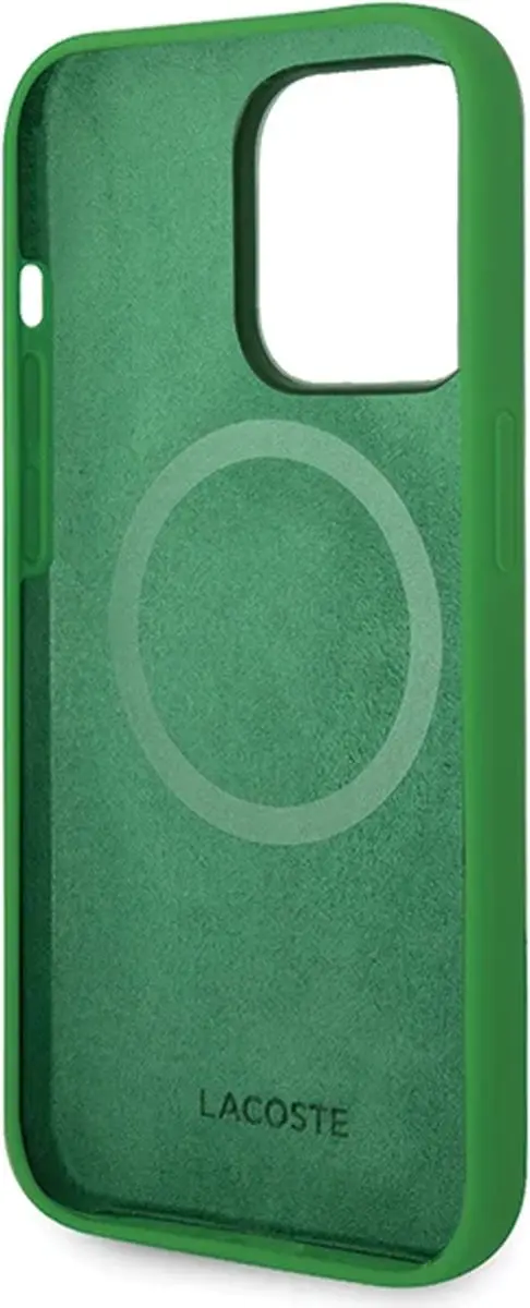 Lacoste iPhone 15 Pro Max Hoesje - Groen - MagSafe - afbeelding 2 van 4