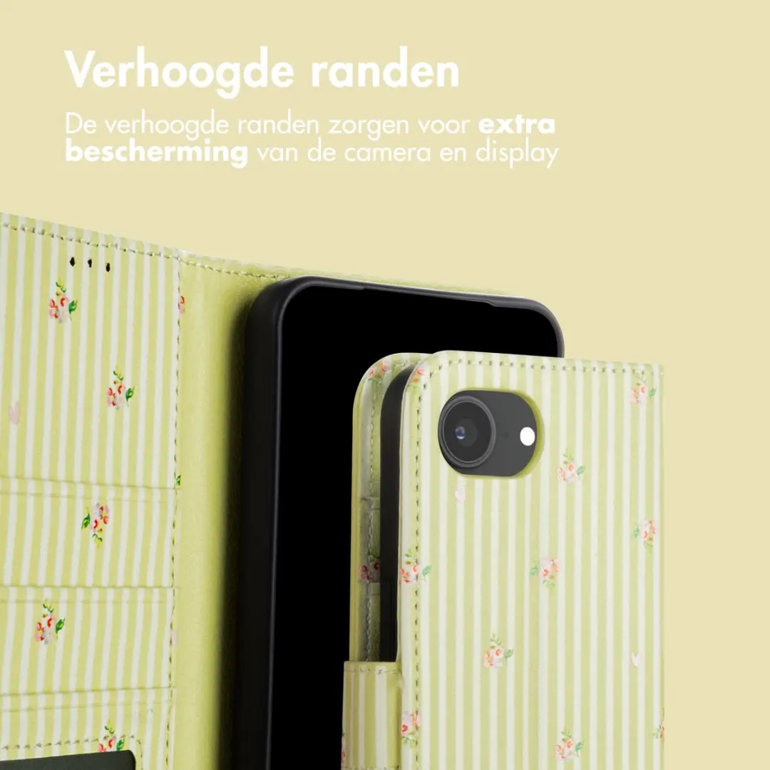 Imoshion Hoesje Apple iPhone 16/17 Garden Stripes - 3 Pasjes