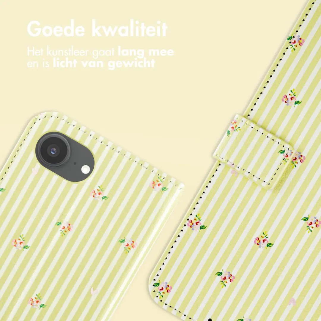 Imoshion Hoesje Apple iPhone 16/17 Garden Stripes - 3 Pasjes