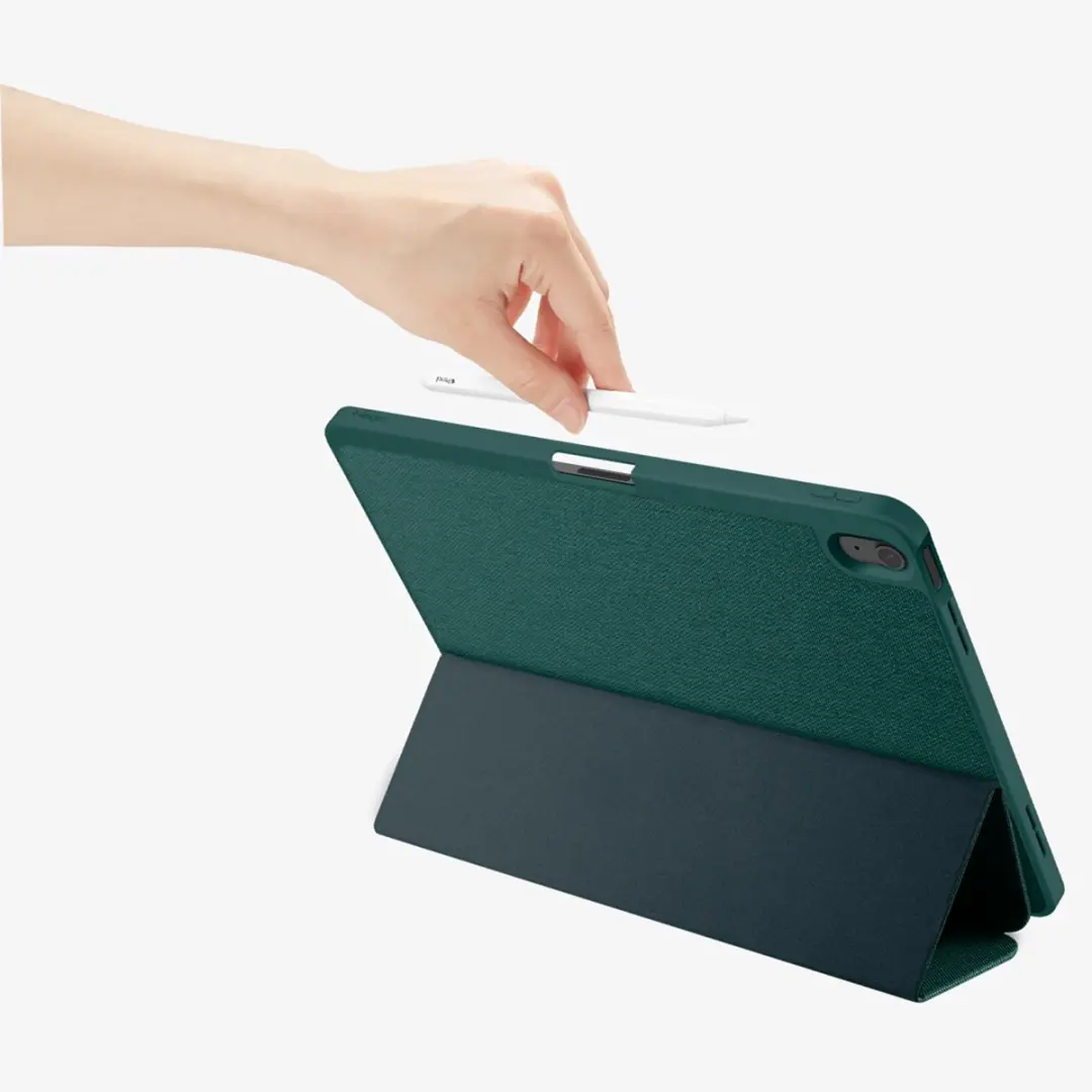 Spigen Urban Fit Bookcase ACS07672 voor iPad Air 13 - Midnight Green