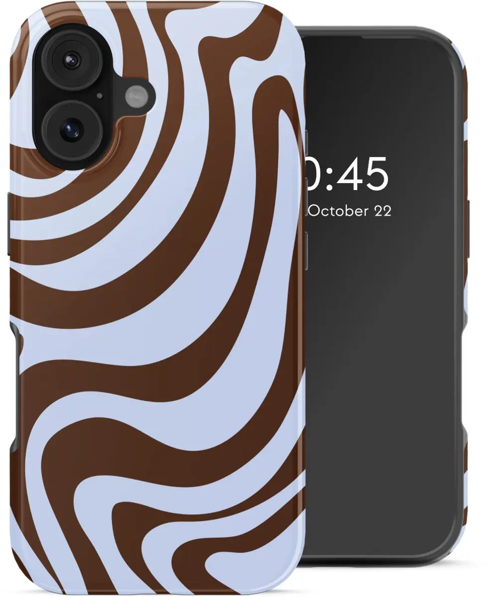 Selencia Hoesje iPhone 17 Dream Swirl Chocolate