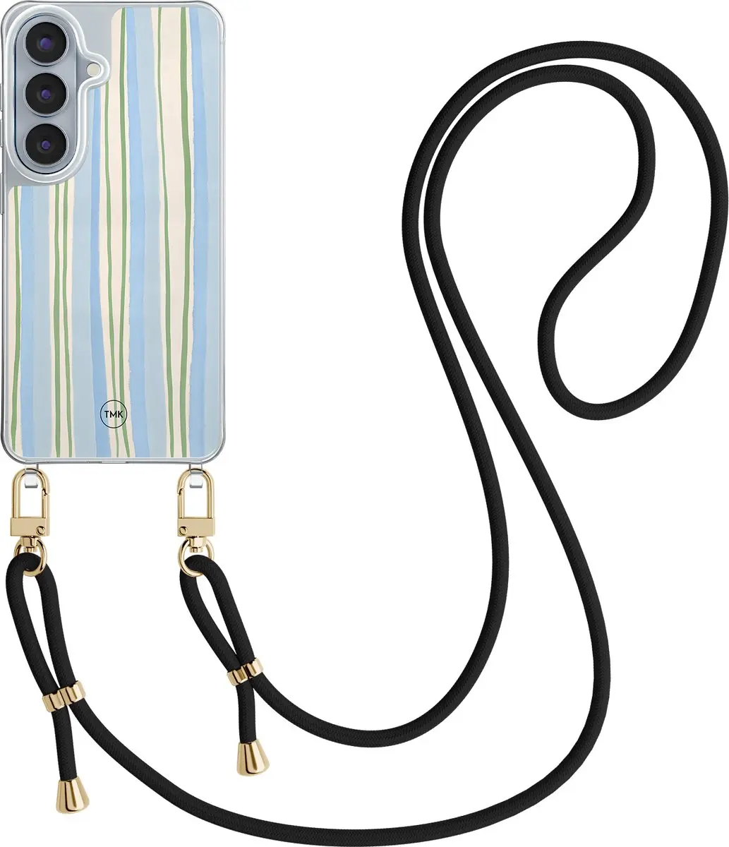 Casevibes S26 Telefoonhoesje - Pastelblauwe Strepen - CV/S/S26/C/020