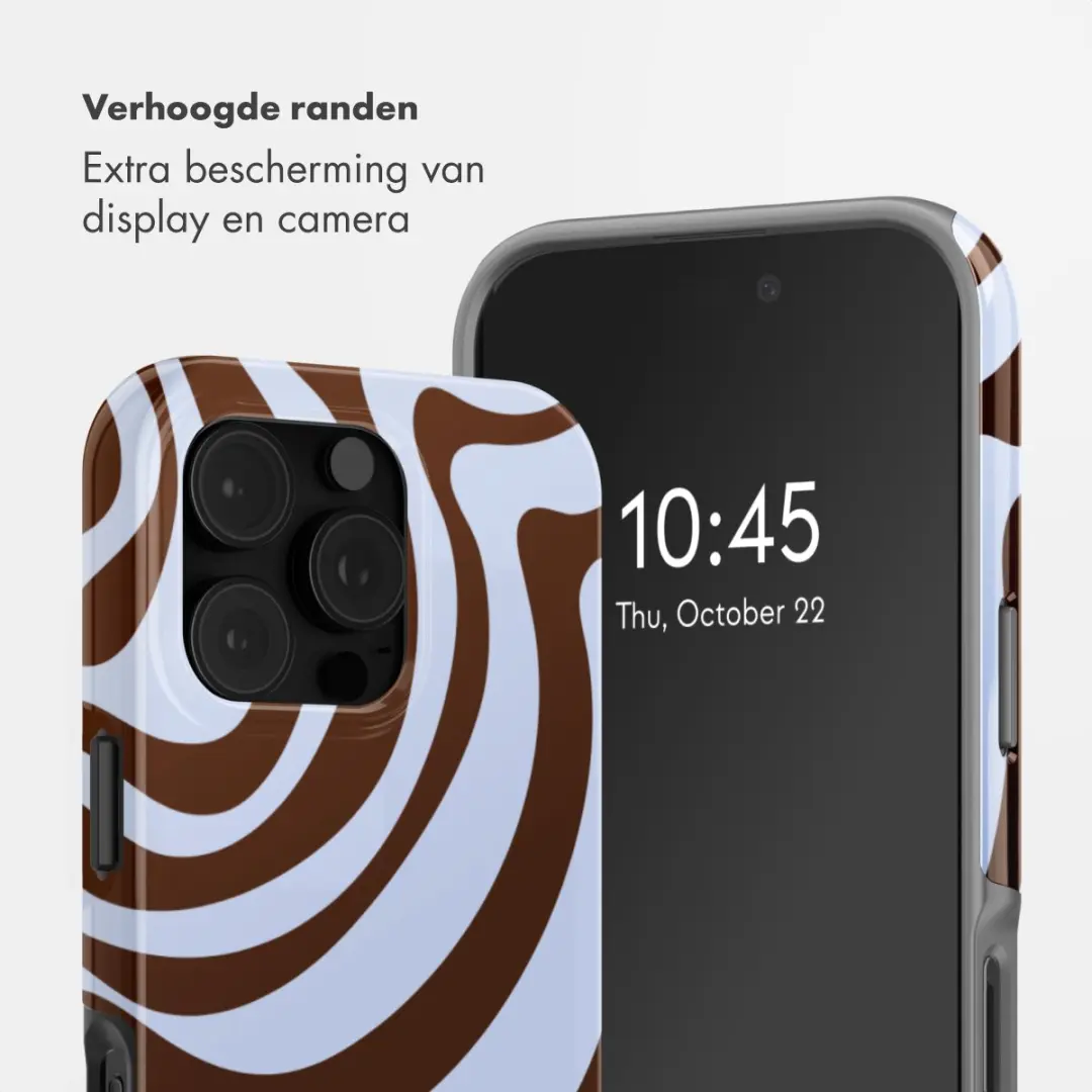 Selencia Hoesje iPhone 16 Pro Dream Swirl Chocolate