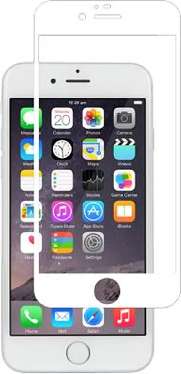 Moshi iVisor XT Screenprotector iPhone 6/6s - 1 Stuk - Transparant/Wit