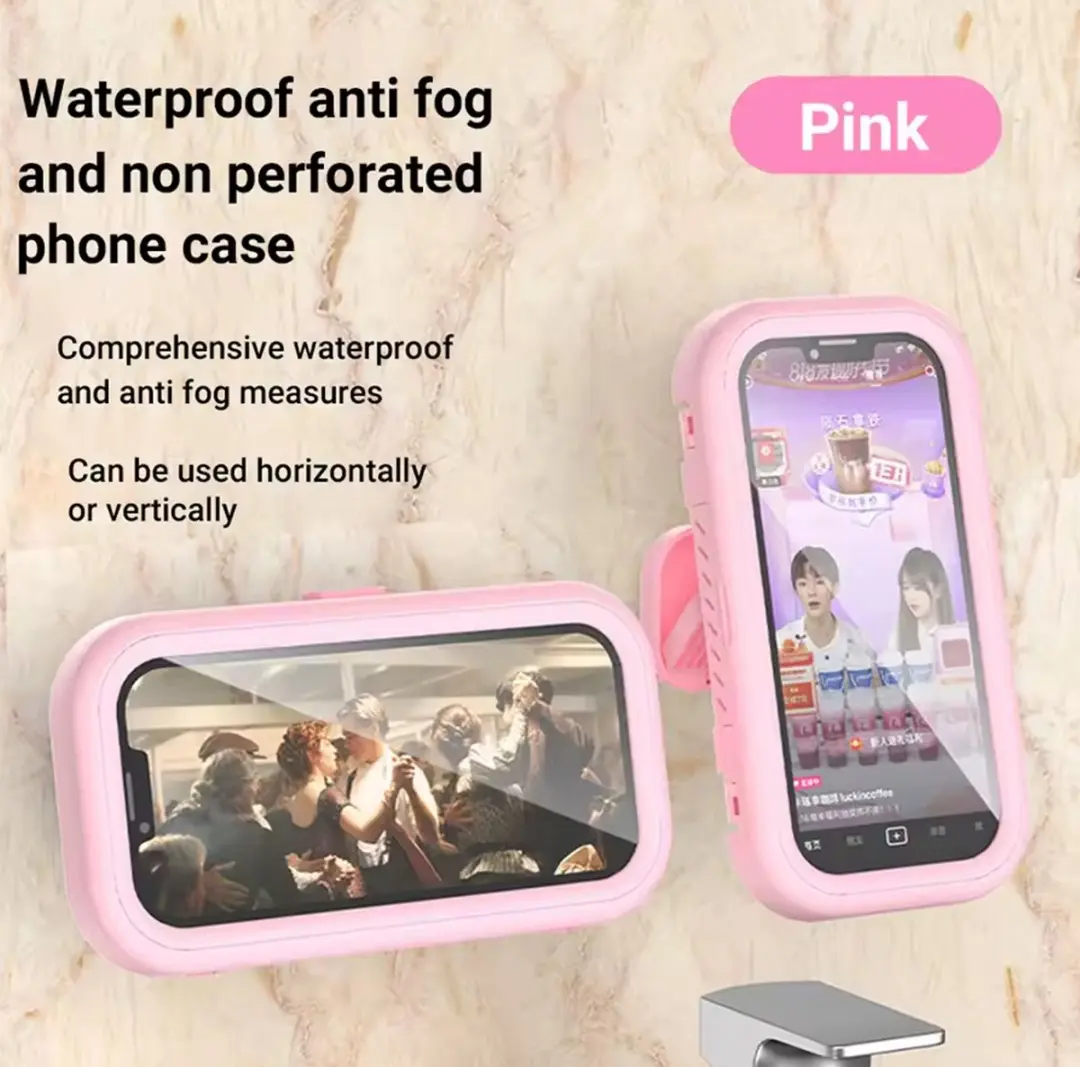 RedParrot Telefoonhouder Douche - Roze - Draaibaar