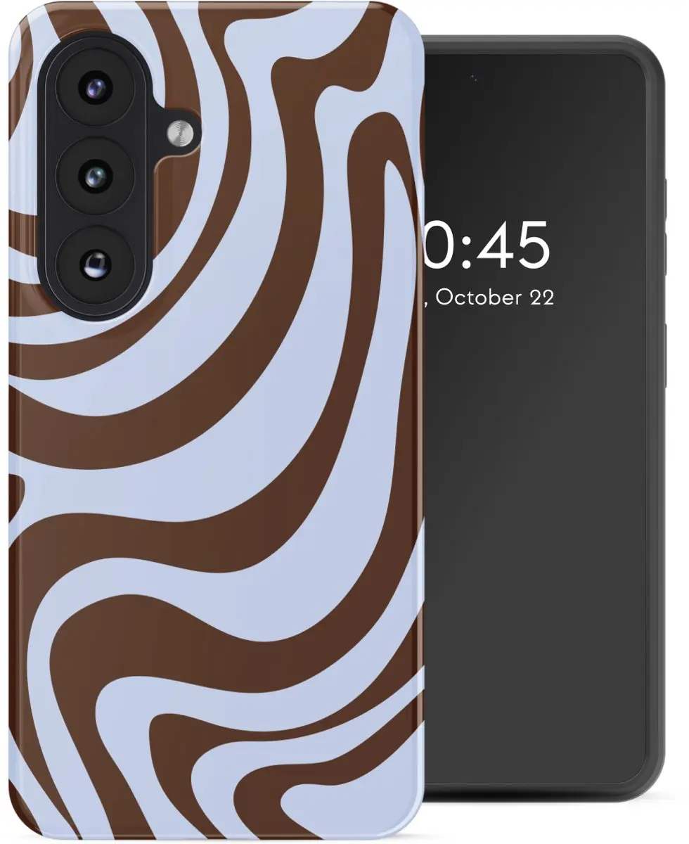Selencia Hoesje Samsung Galaxy S26 Dream Swirl Chocolate
