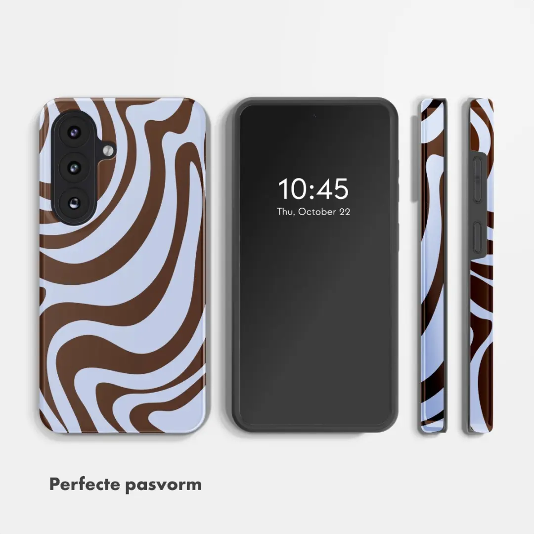 Selencia Hoesje Samsung Galaxy S26 Dream Swirl Chocolate