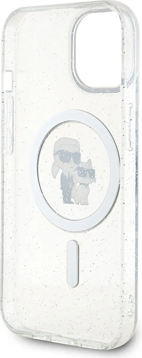 Karl Lagerfeld iPhone 15 Plus Backcase - Effen Transparant - TPU
