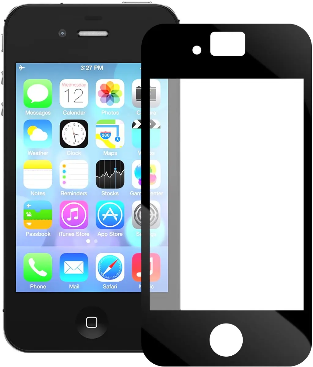 Moshi Screenprotector iPhone 4/4S - Anti-reflectie Zwart