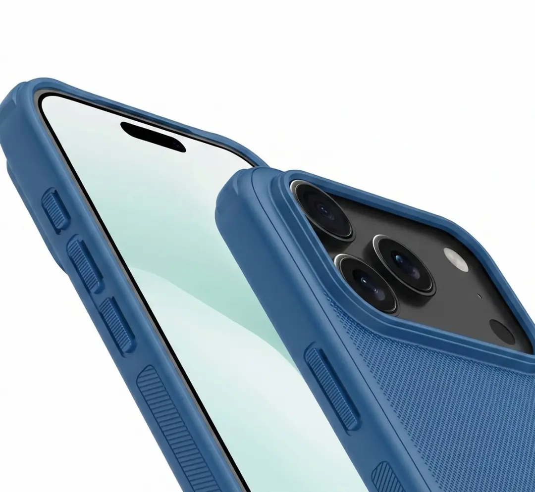 Nillkin Hoesje iPhone 17 Pro Max Bi-Materiaal Blauw - 57983127608