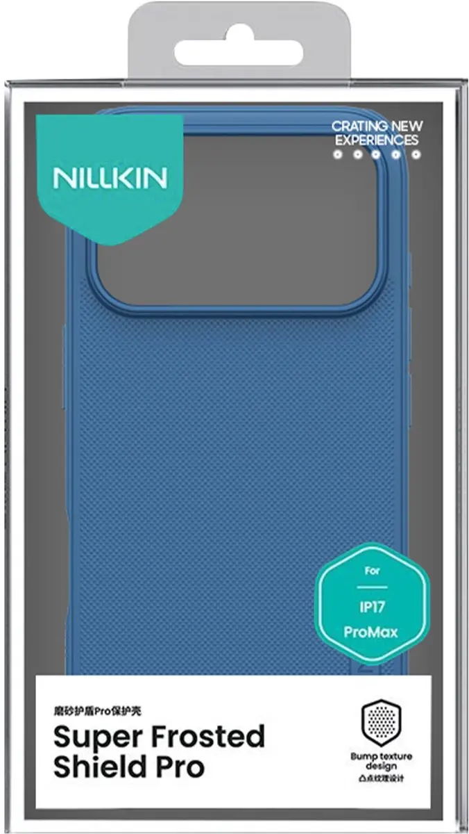 Nillkin Hoesje iPhone 17 Pro Max Bi-Materiaal Blauw - 57983127608