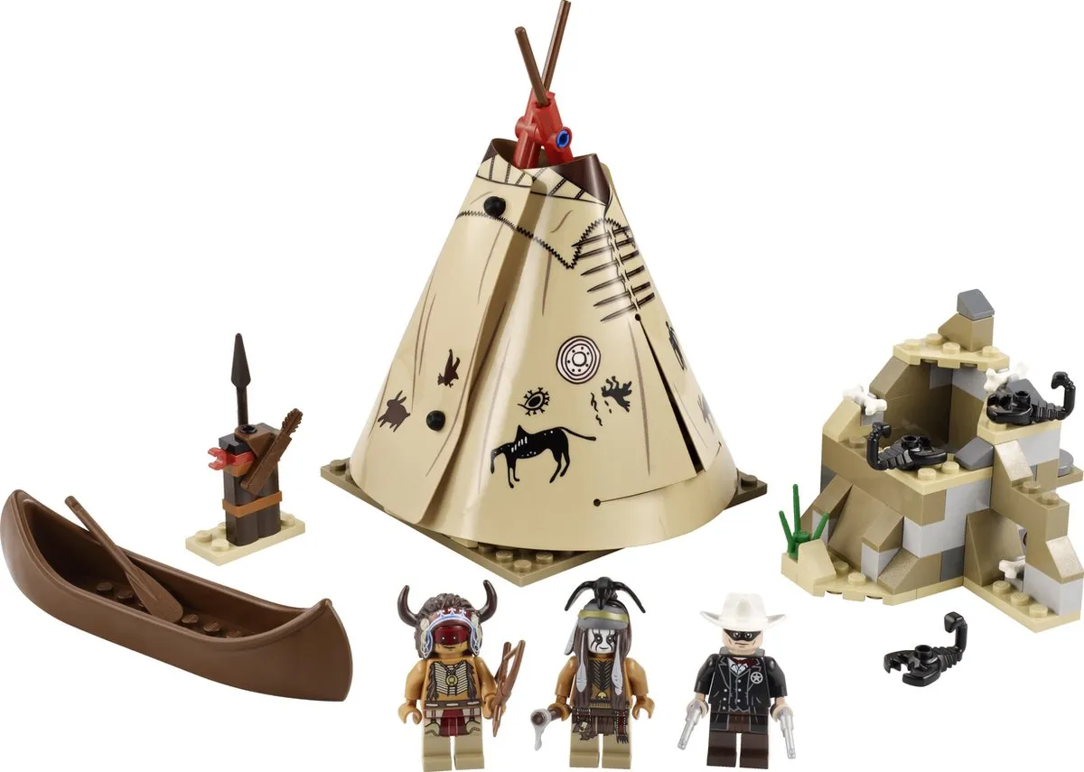 LEGO The Lone Ranger Comanche Kamp 79107 - 3 Minifiguren