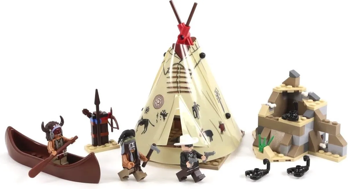 LEGO The Lone Ranger Comanche Kamp 79107 - 3 Minifiguren