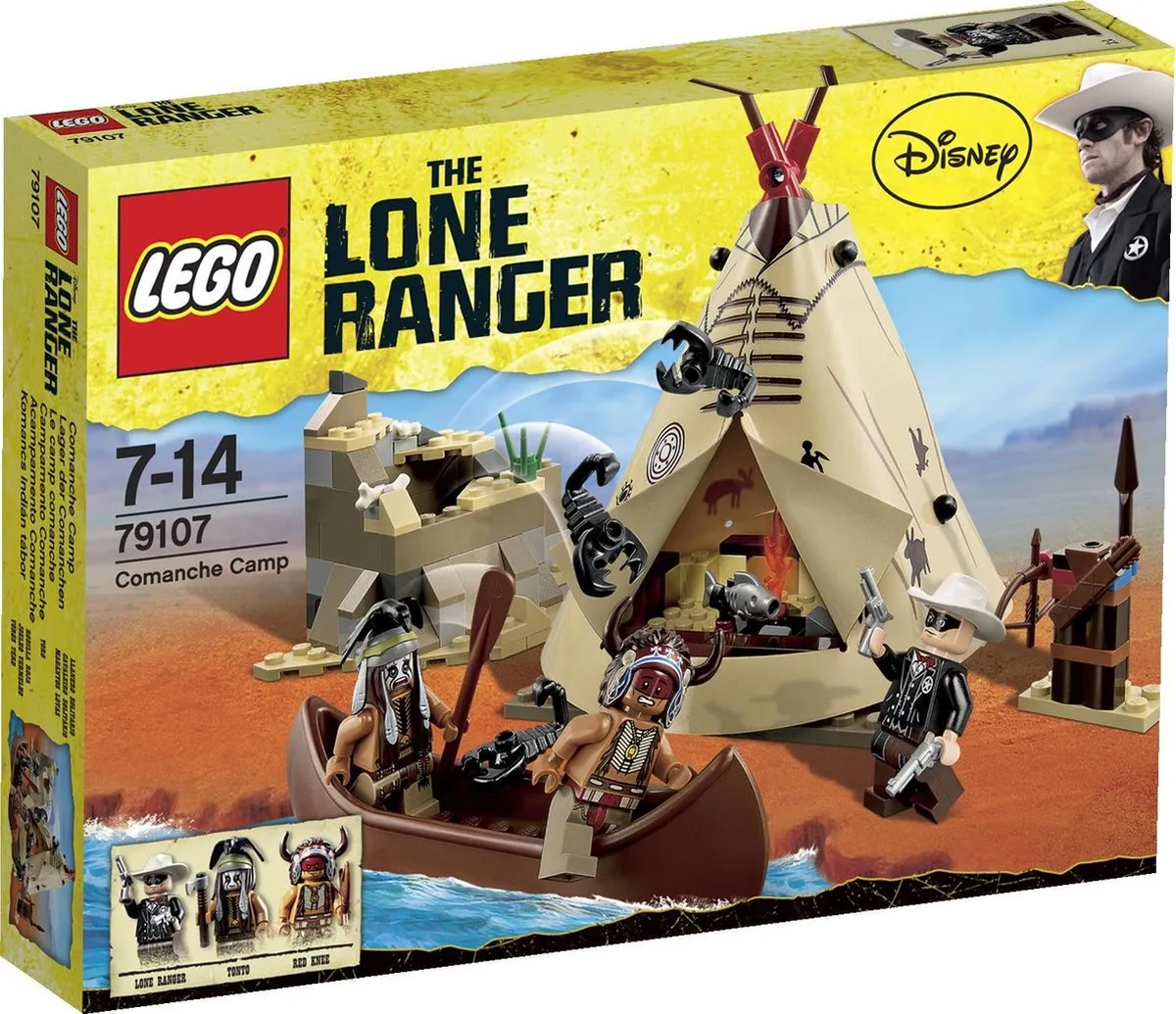 LEGO The Lone Ranger Comanche Kamp 79107 - 3 Minifiguren