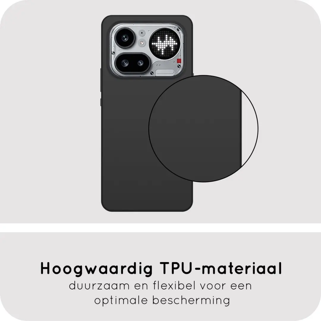 Just in Case Siliconen Hoesje Nothing Phone (4a) Pro - MNT2904KL1 - Zwart