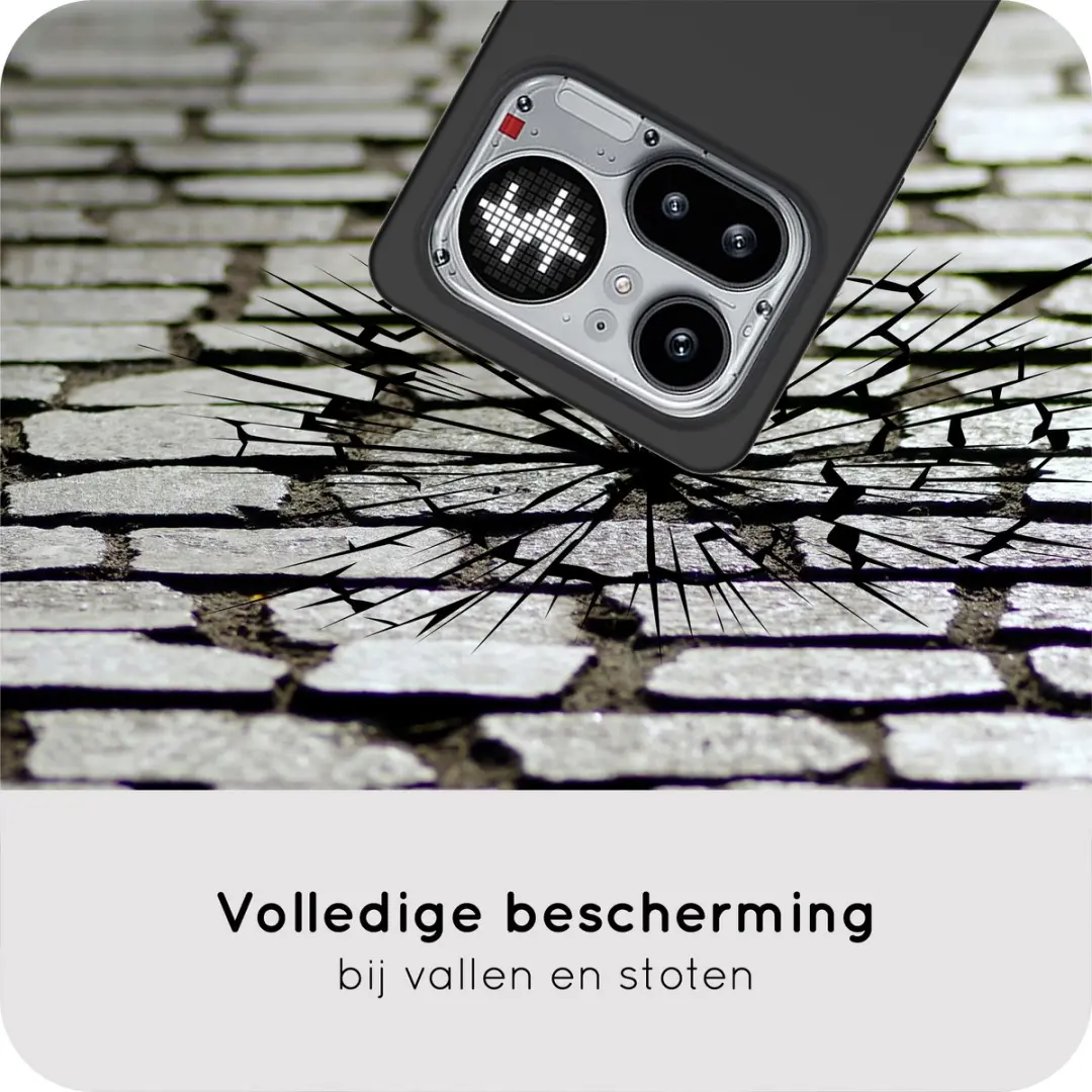 Just in Case Siliconen Hoesje Nothing Phone (4a) Pro - MNT2904KL1 - Zwart