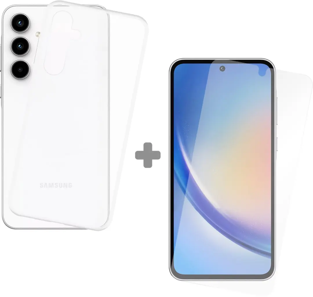 Just in Case Soft TPU Hoesje + Tempered Glas A35 5G