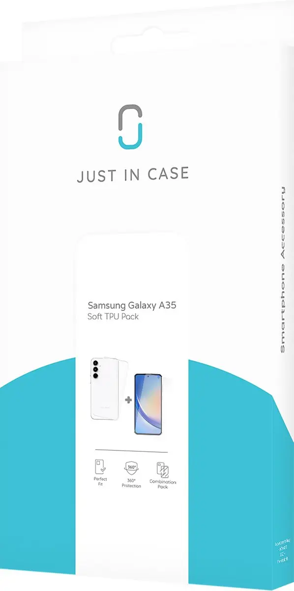 Just in Case Soft TPU Hoesje + Tempered Glas A35 5G - 8446596