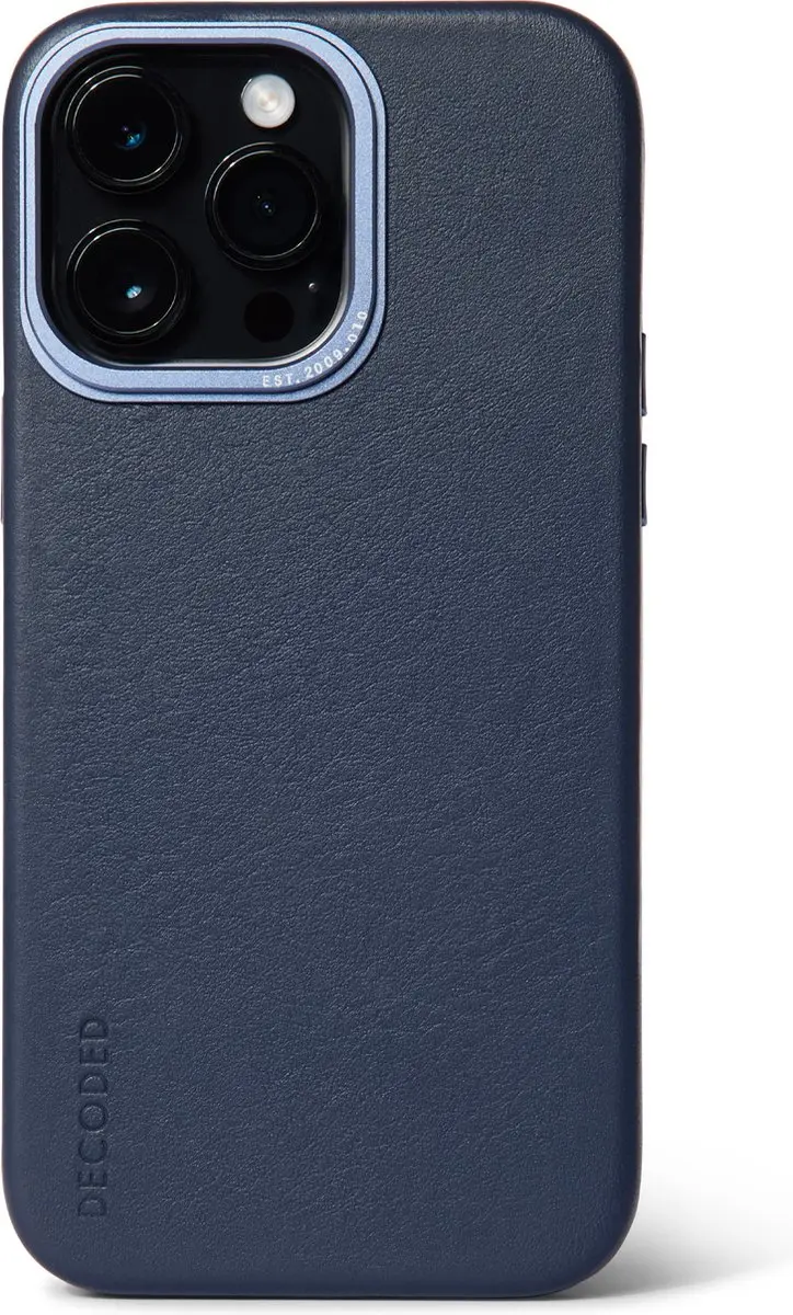 Decoded D23IPO14PMBC1NY Back Cover - iPhone 14 Pro Max - Donkerblauw