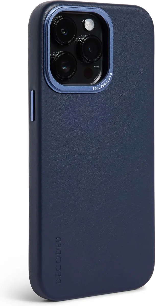 Decoded D23IPO14PMBC1NY Back Cover - iPhone 14 Pro Max - Donkerblauw