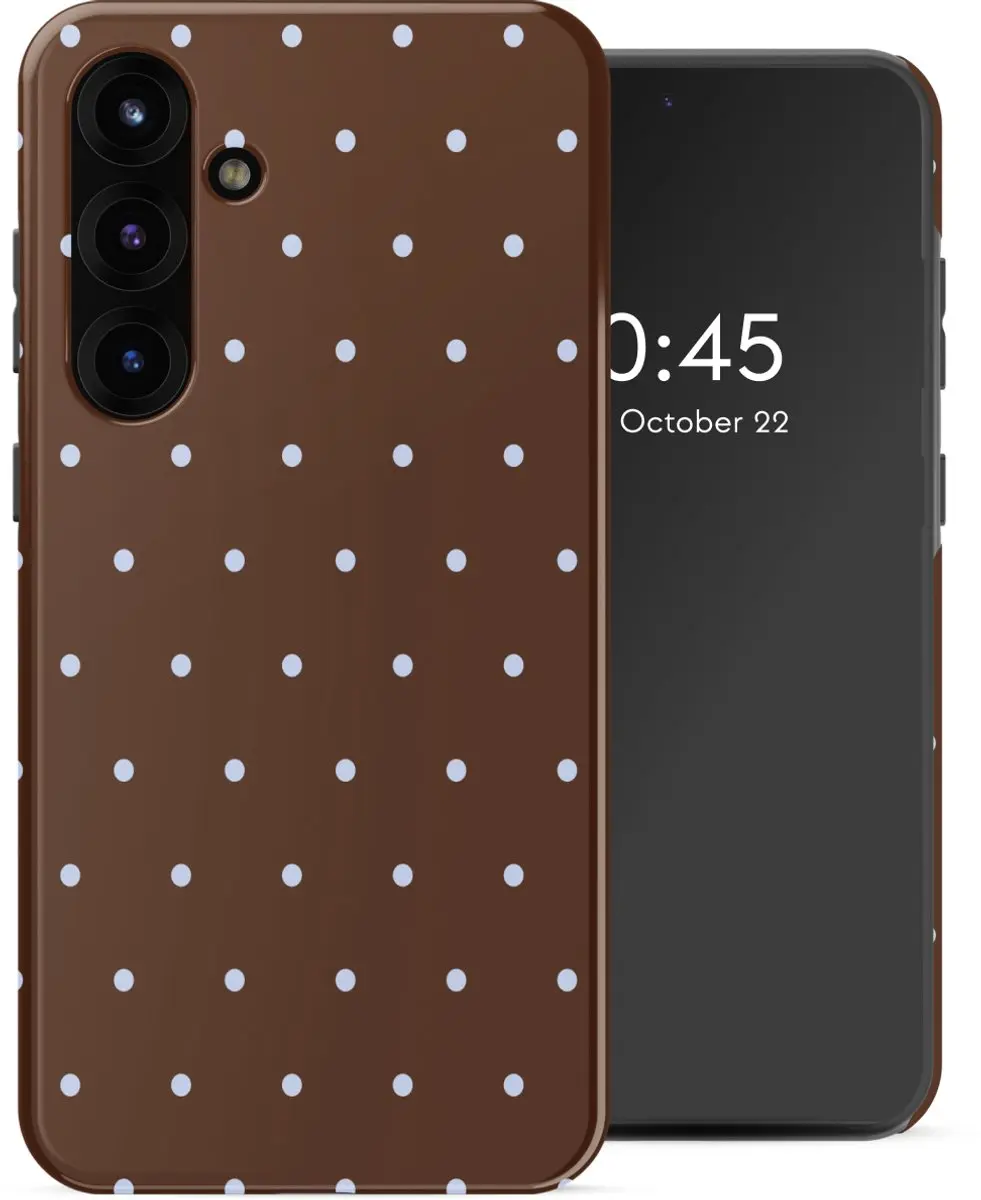 Selencia Hoesje Samsung Galaxy S25 FE - Backcover Bruin