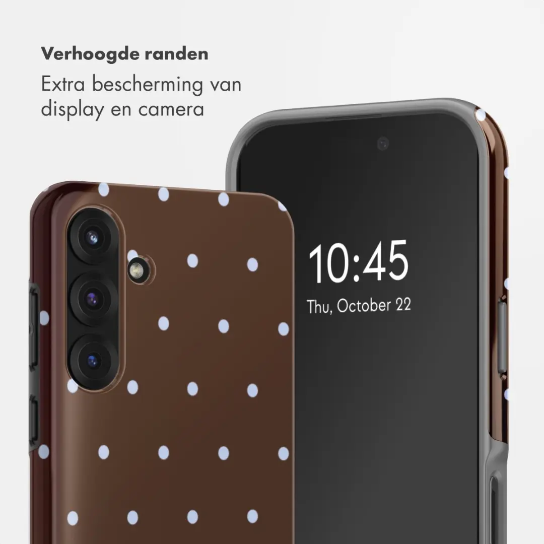 Selencia Hoesje Samsung Galaxy S25 FE - Backcover Bruin