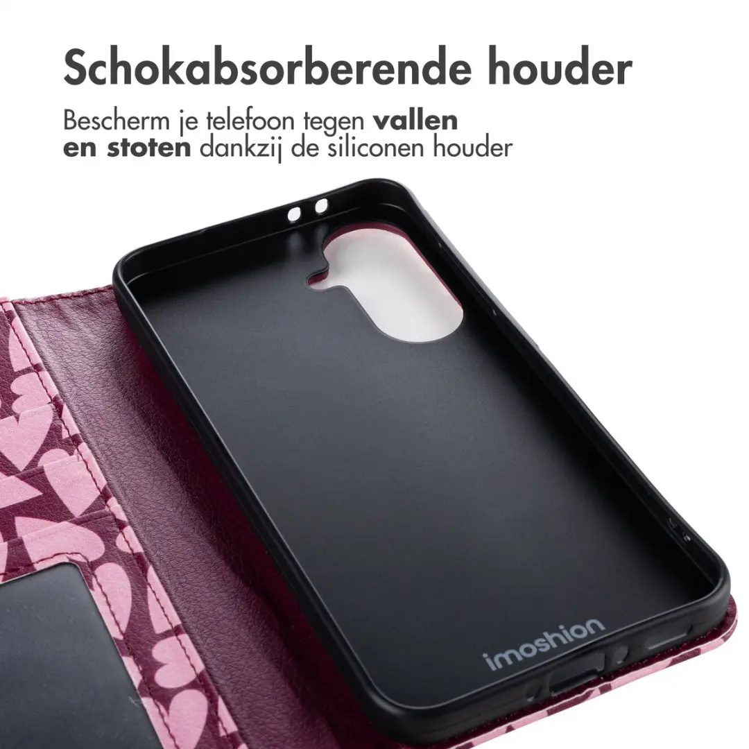 Imoshion Galaxy A37 Hoesje - 3 Pasjes - Hearty Blush