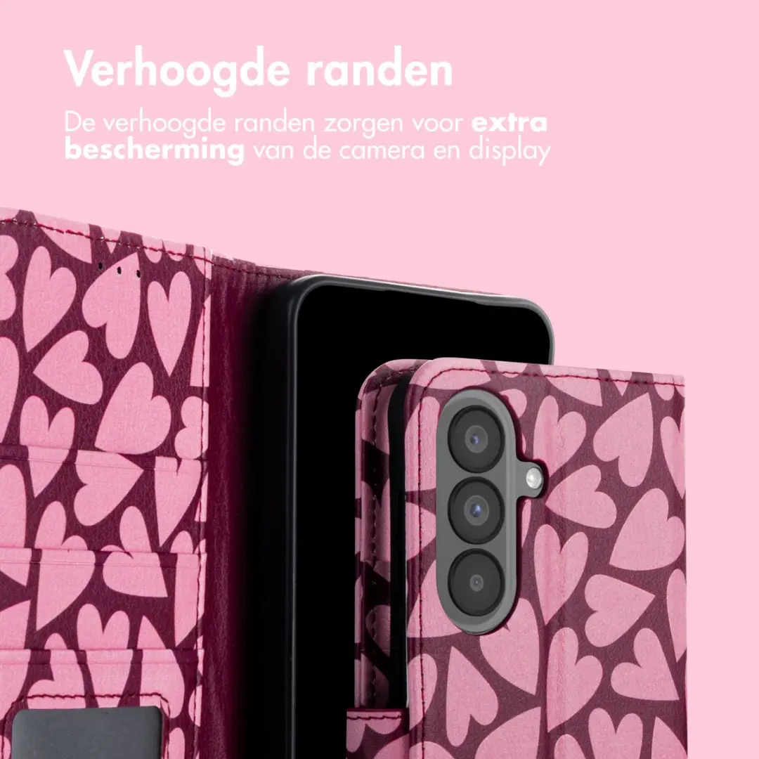 Imoshion Galaxy A37 Hoesje - 3 Pasjes - Hearty Blush