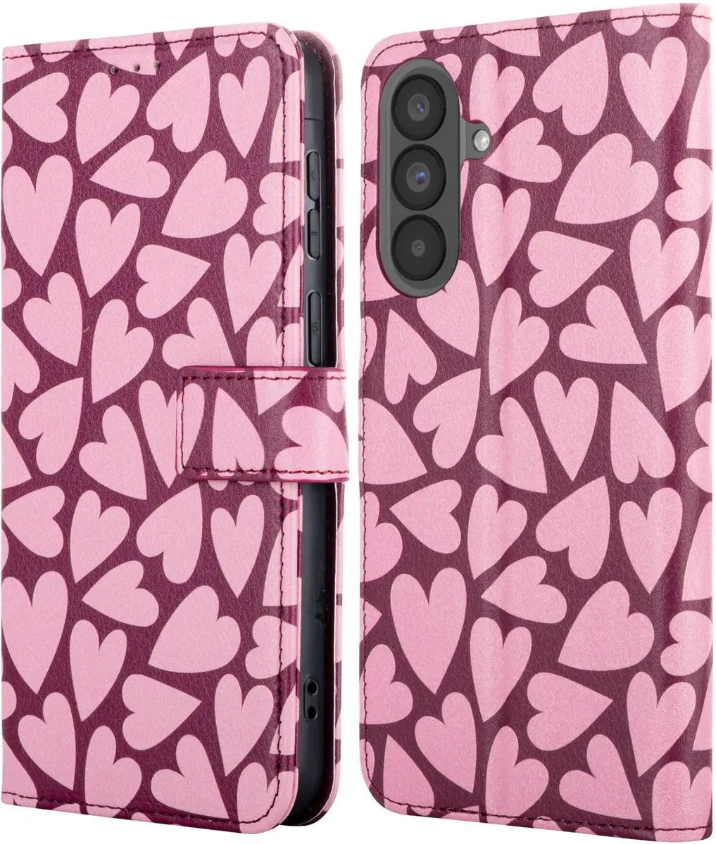 Imoshion Galaxy A37 Hoesje - 3 Pasjes - Hearty Blush