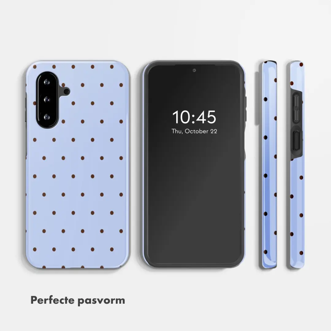 Selencia Hoesje Samsung Galaxy A17 - Lichtblauw