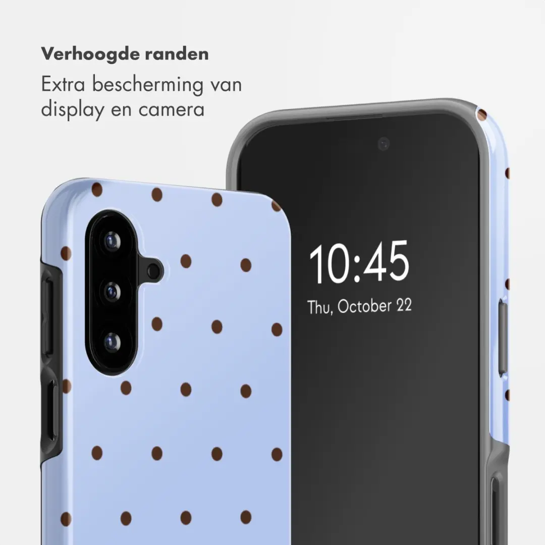 Selencia Hoesje Samsung Galaxy A17 - Lichtblauw