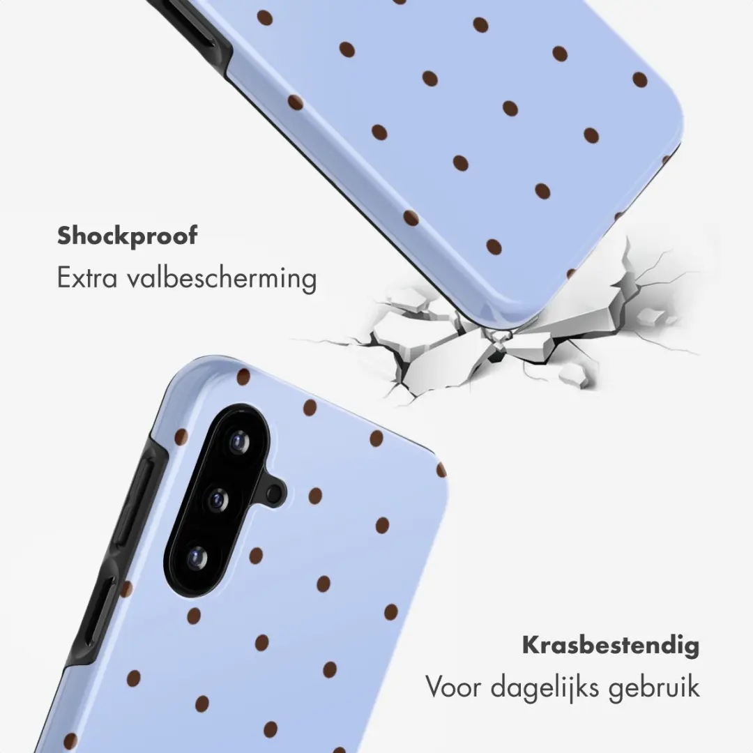 Selencia Hoesje Samsung Galaxy A17 - Lichtblauw
