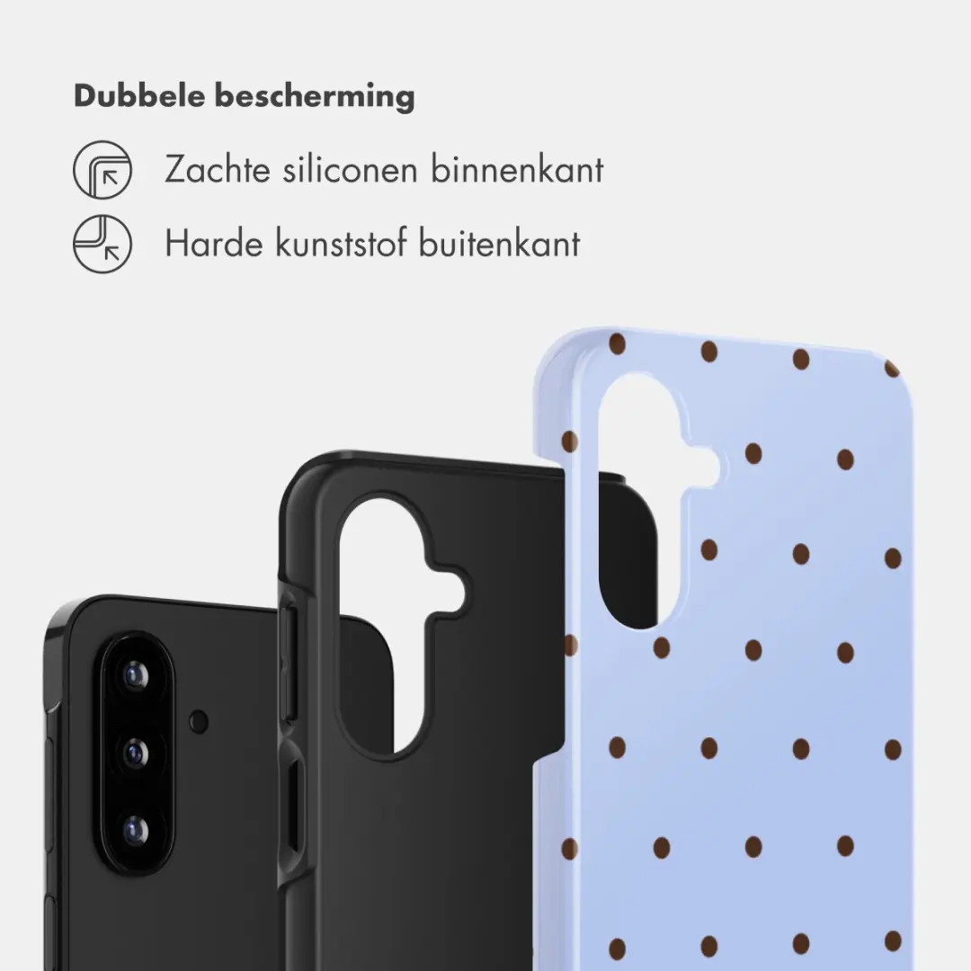 Selencia Hoesje Samsung Galaxy A17 - Lichtblauw