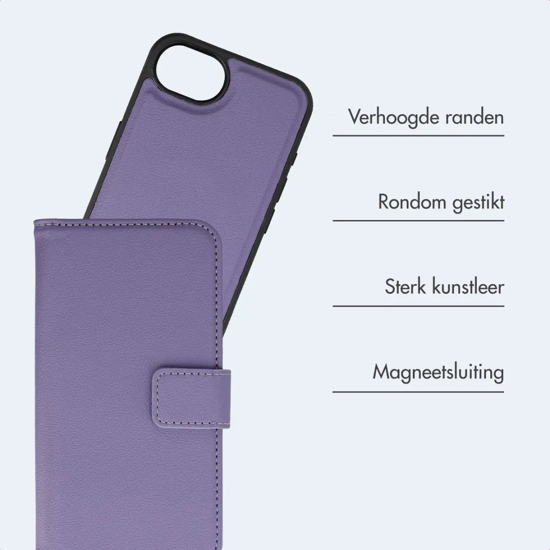 Imoshion iPhone 17e/16e Hoesje 2-in-1 Bookcase - Paars