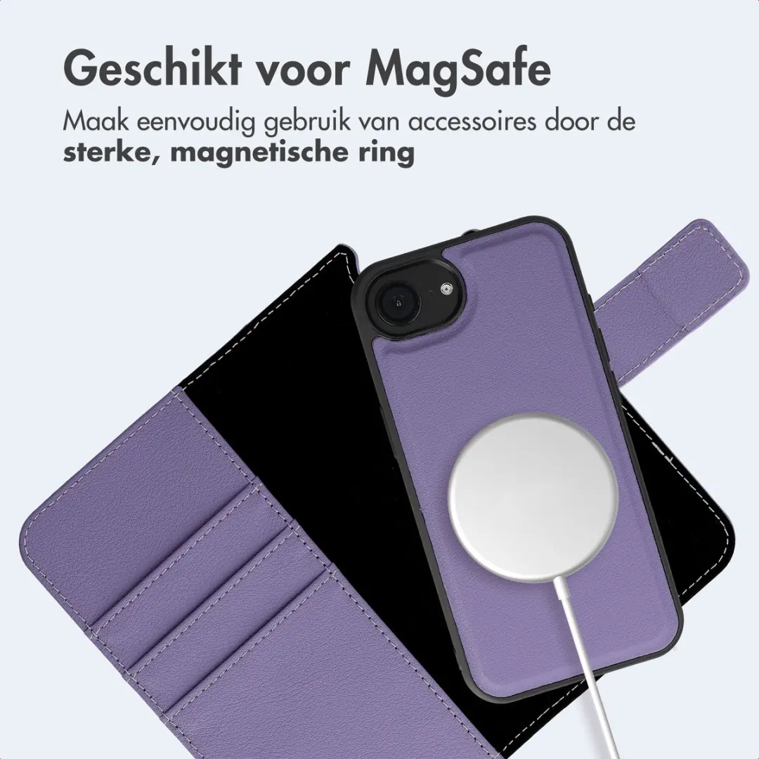 Imoshion iPhone 17e/16e Hoesje 2-in-1 Bookcase - Paars