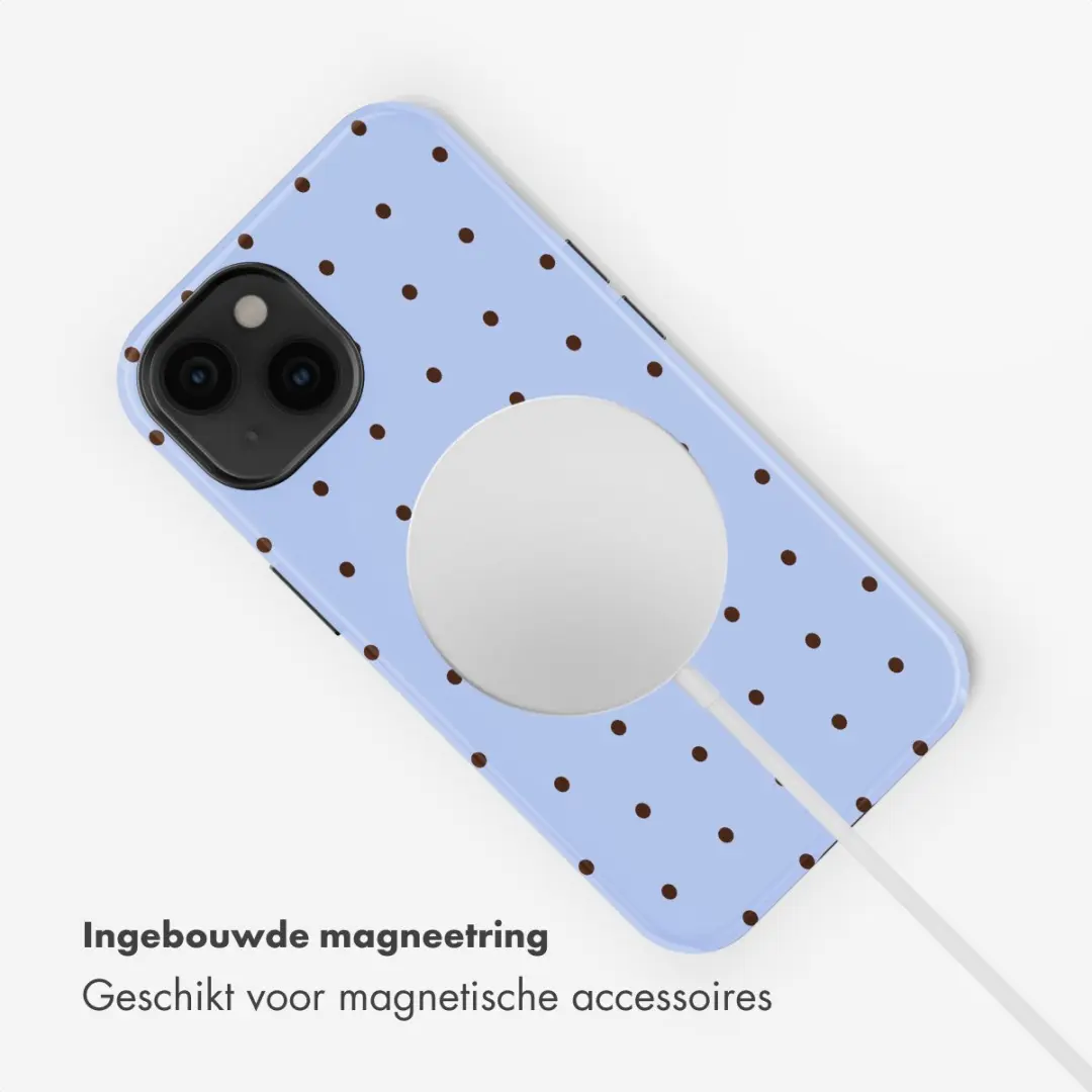 Selencia Hoesje iPhone 14 - Lichtblauw MagSafe