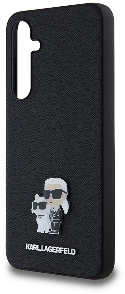 Karl Lagerfeld Harde Beschermhoes KLHCSA55SAKCNPK - Samsung Galaxy A55 5G - Zwart