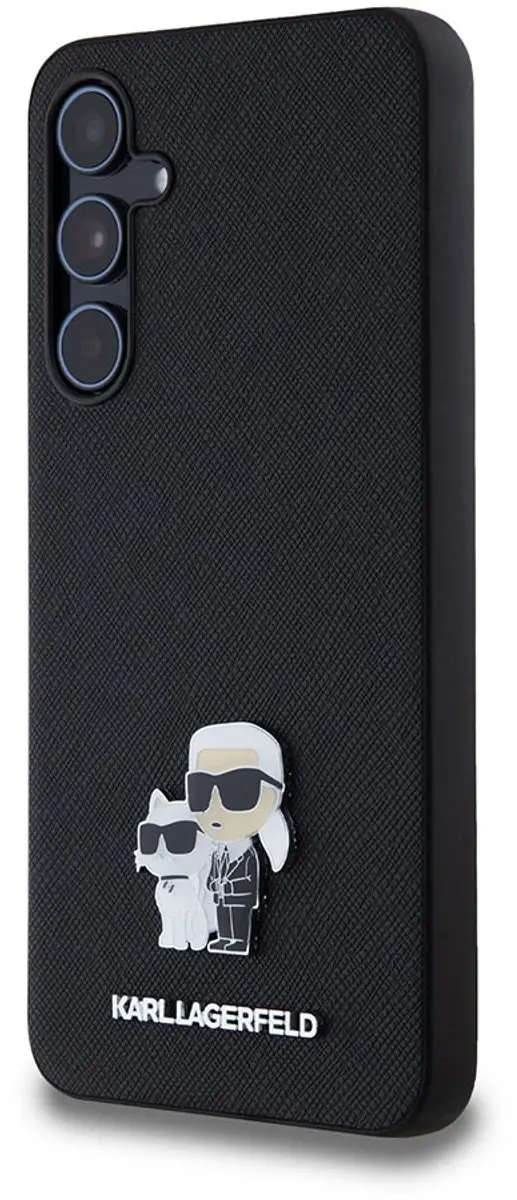 Karl Lagerfeld Harde Beschermhoes KLHCSA55SAKCNPK - Samsung Galaxy A55 5G - Zwart
