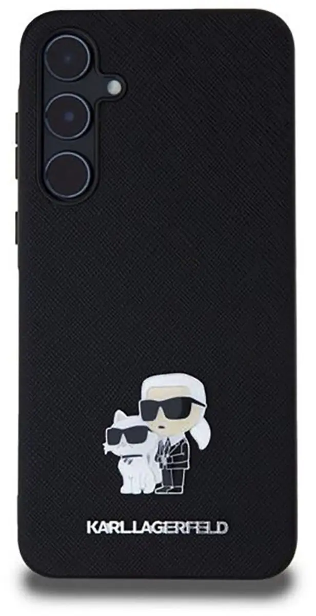 Karl Lagerfeld Harde Beschermhoes KLHCSA55SAKCNPK - Samsung Galaxy A55 5G - Zwart