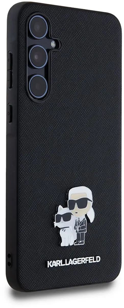 Karl Lagerfeld Harde Beschermhoes KLHCSA55SAKCNPK - Samsung Galaxy A55 5G - Zwart