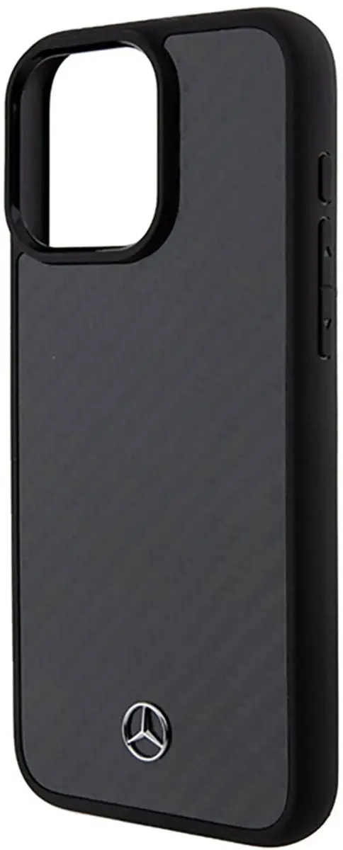 Mercedes-Benz Carbon Back Case iPhone 15 Pro Max - Zwart