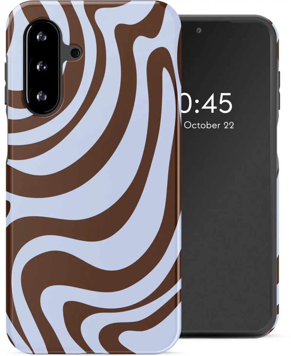 Selencia Hoesje Samsung Galaxy A17 Dream Swirl Chocolate