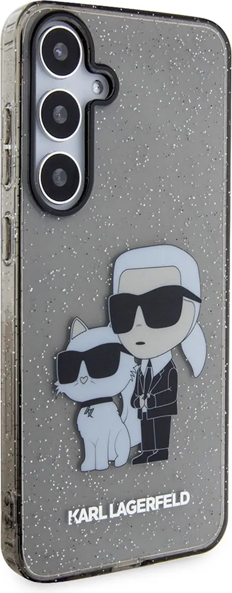 Karl Lagerfeld Backcase Hoesje Samsung Galaxy S24 - Donkergrijs