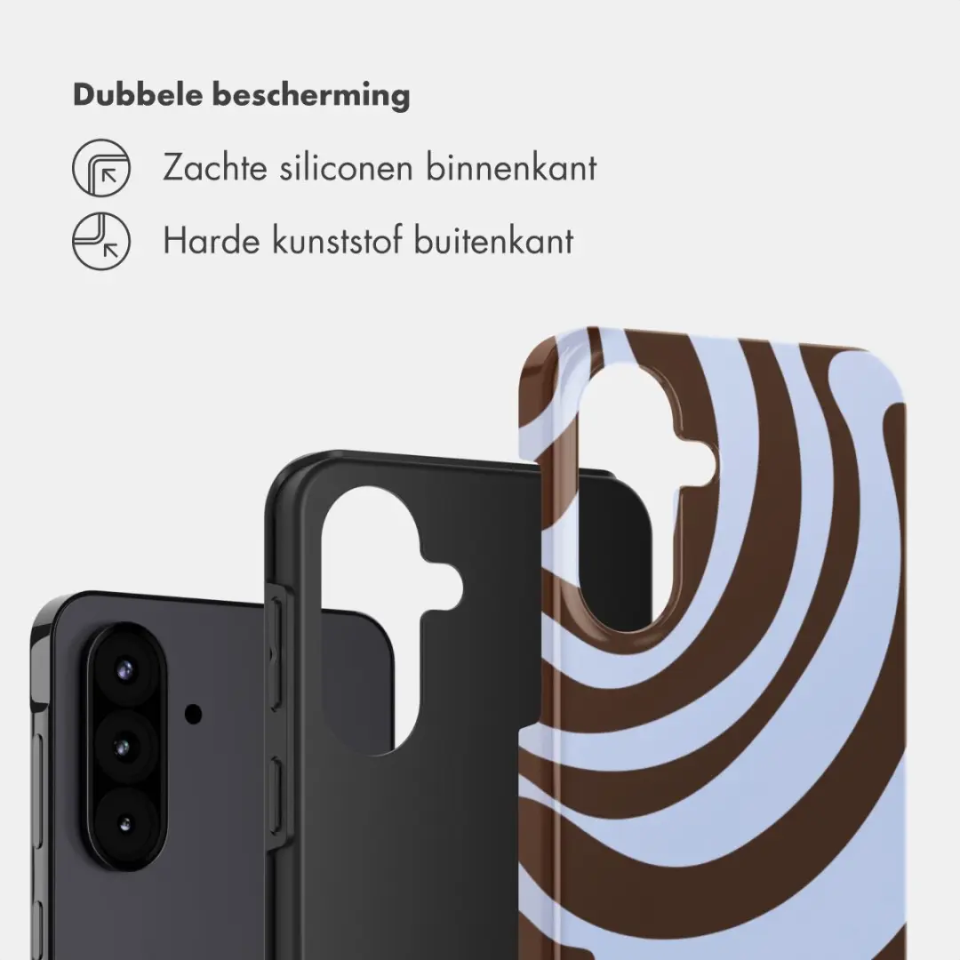 Selencia Hoesje Samsung Galaxy A57 - Dream Swirl Chocolate