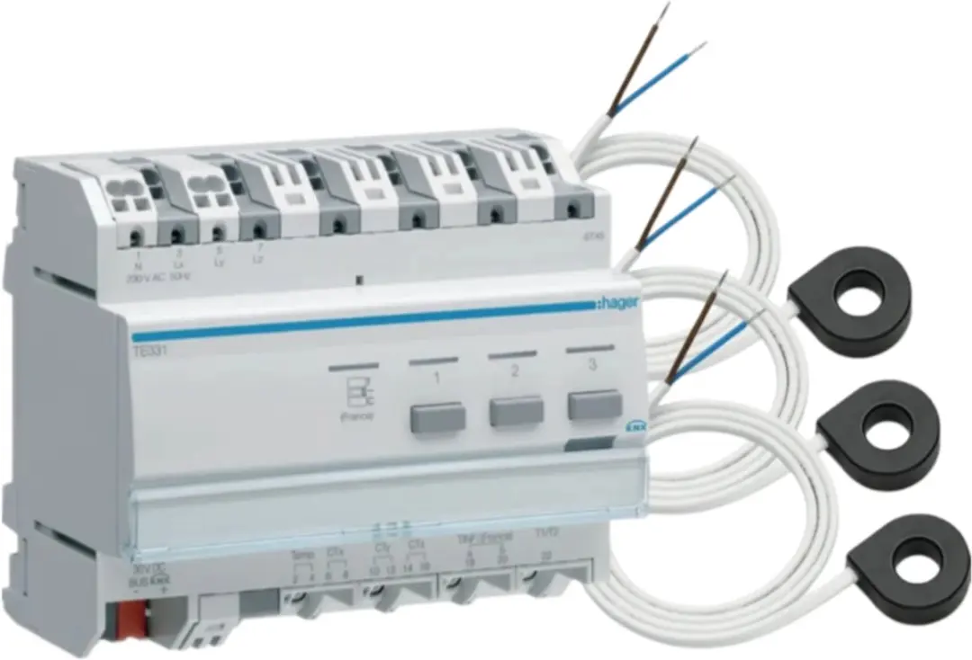Hager TE332 Energieverbruiksmeter