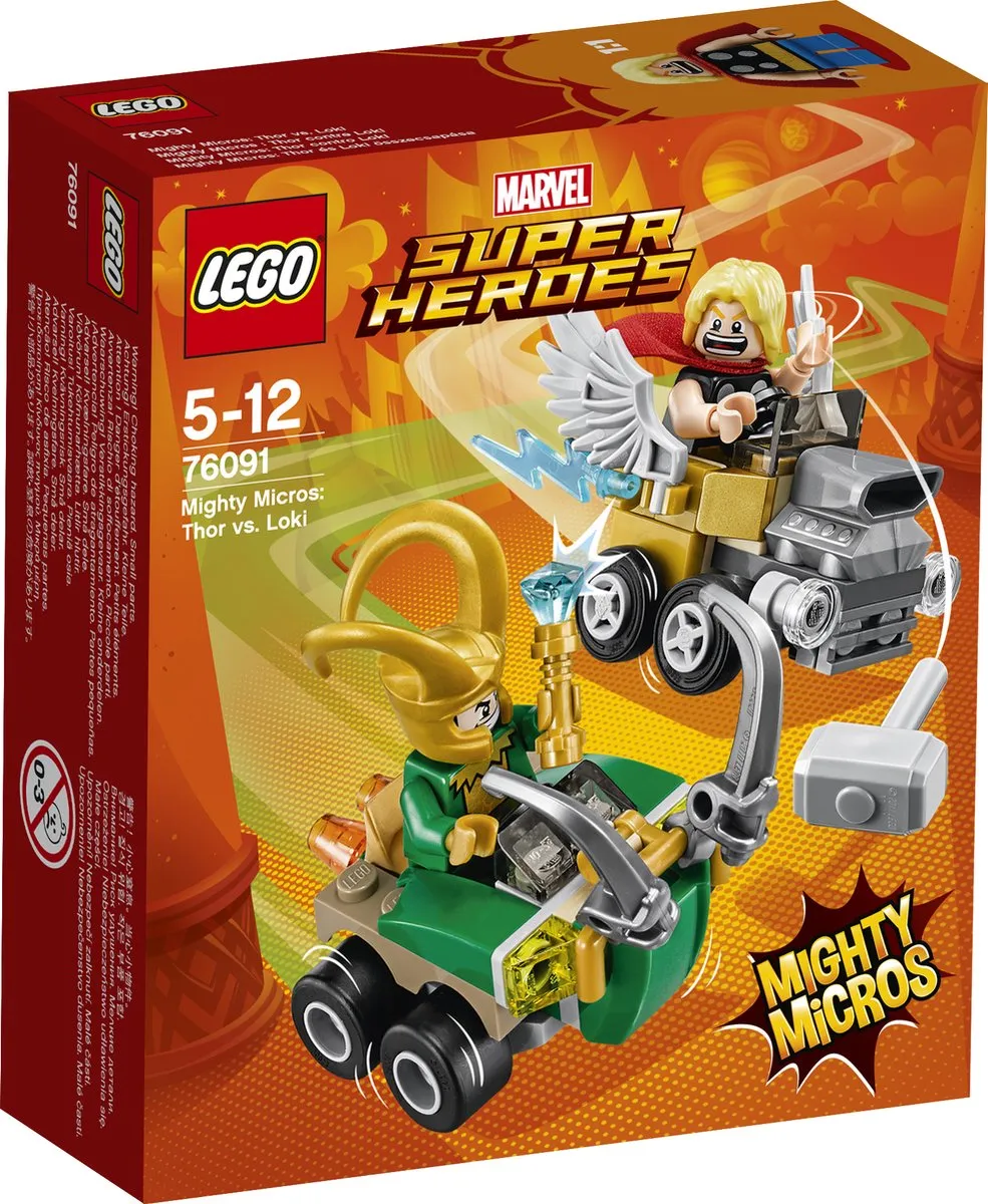 LEGO Super Heroes Mighty Micros Thor vs. Loki 76091