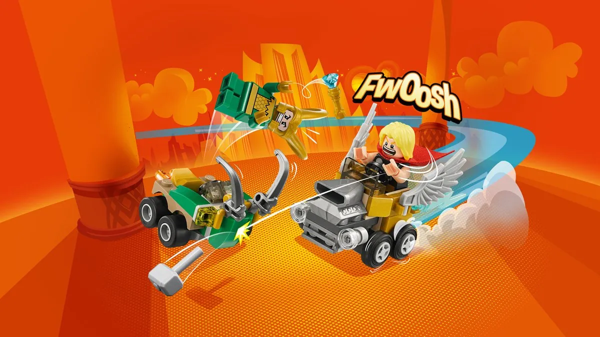 LEGO Super Heroes Mighty Micros Thor vs. Loki 76091 - 79 Stukken - afbeelding 4 van 6