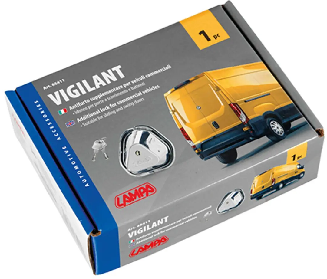 Lampa Bedrijfswagen Slot - 6 Fixatiepunten - Zilver