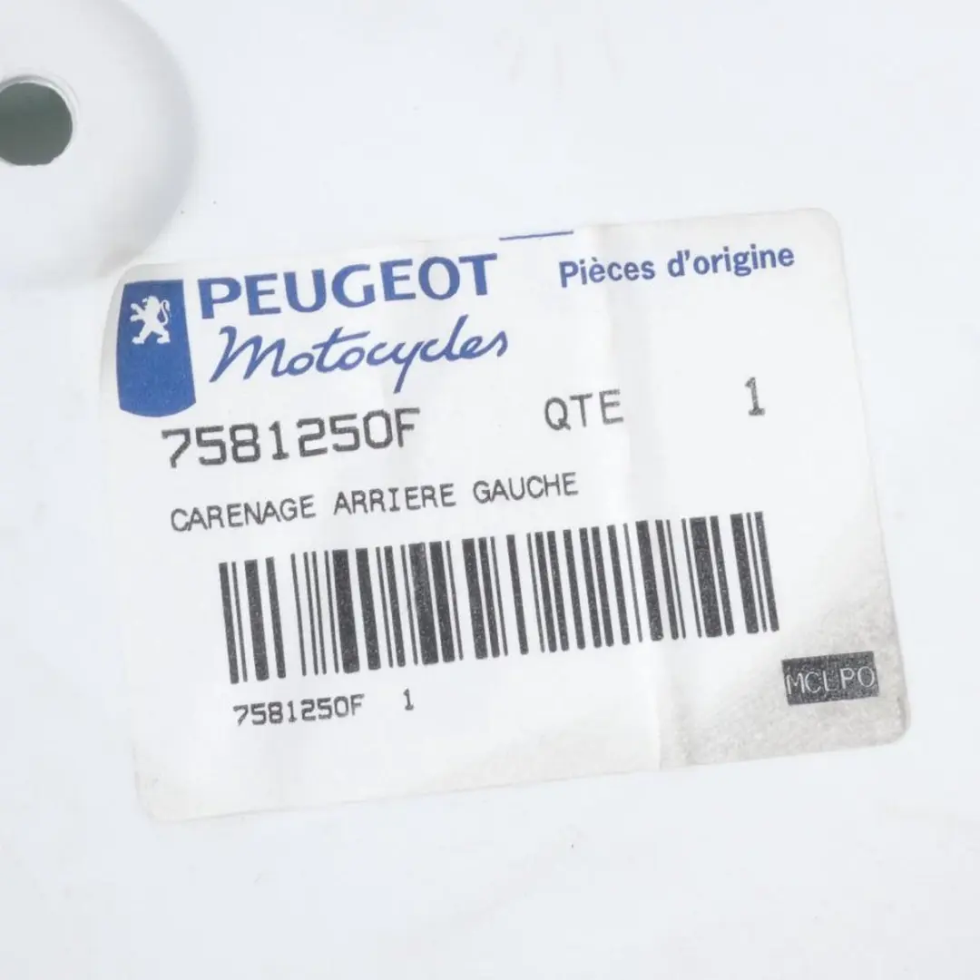 Peugeot 50 XP6 Cache Latéral Arrière Links - Wit